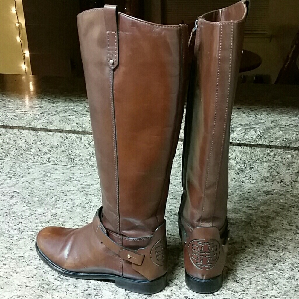 Tory Burch Derby Riding Boots!